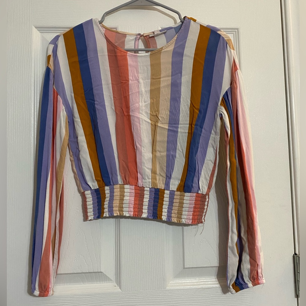 So striped shirt